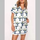 Touchdown Jesus Football Pajamas Set