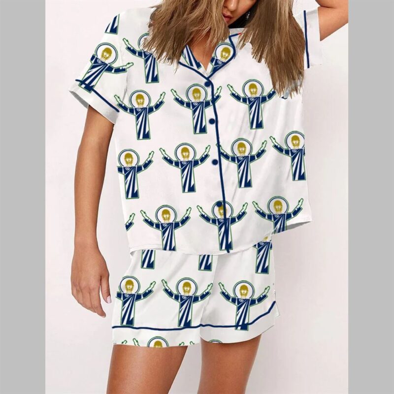 Touchdown Jesus Football Pajamas Set - Image 2