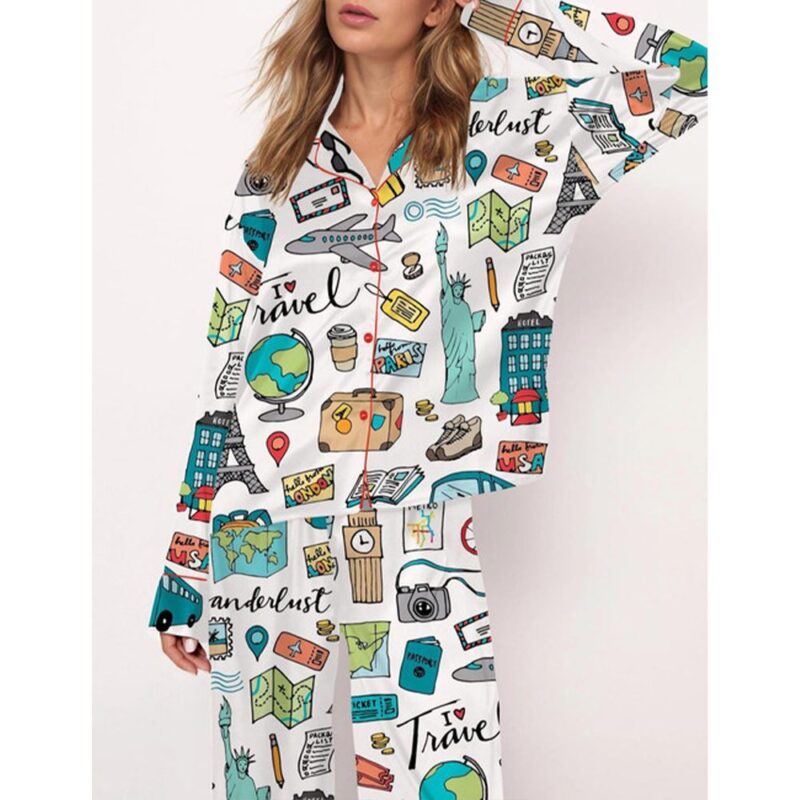 Travel Pajama Set For Women - Image 3