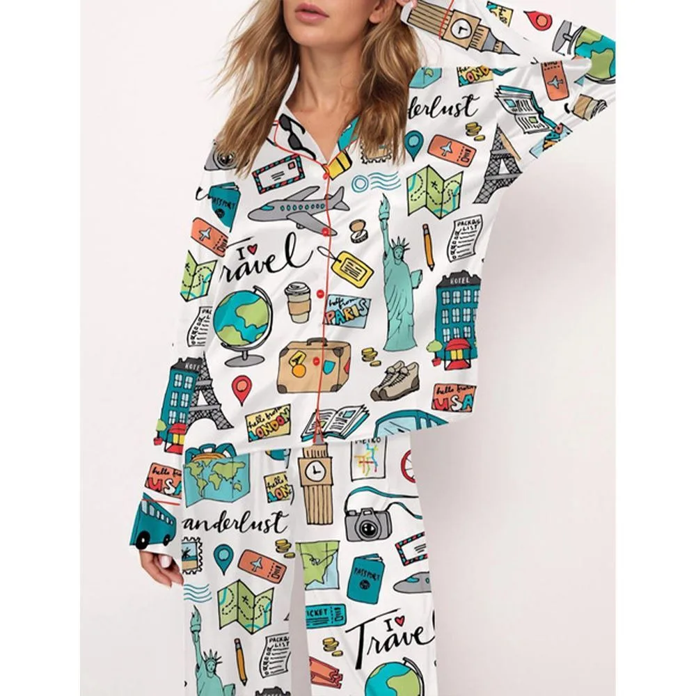 Travel Pajama Set For Women - Image 3