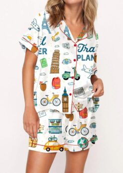Travel Planner Pajama Set