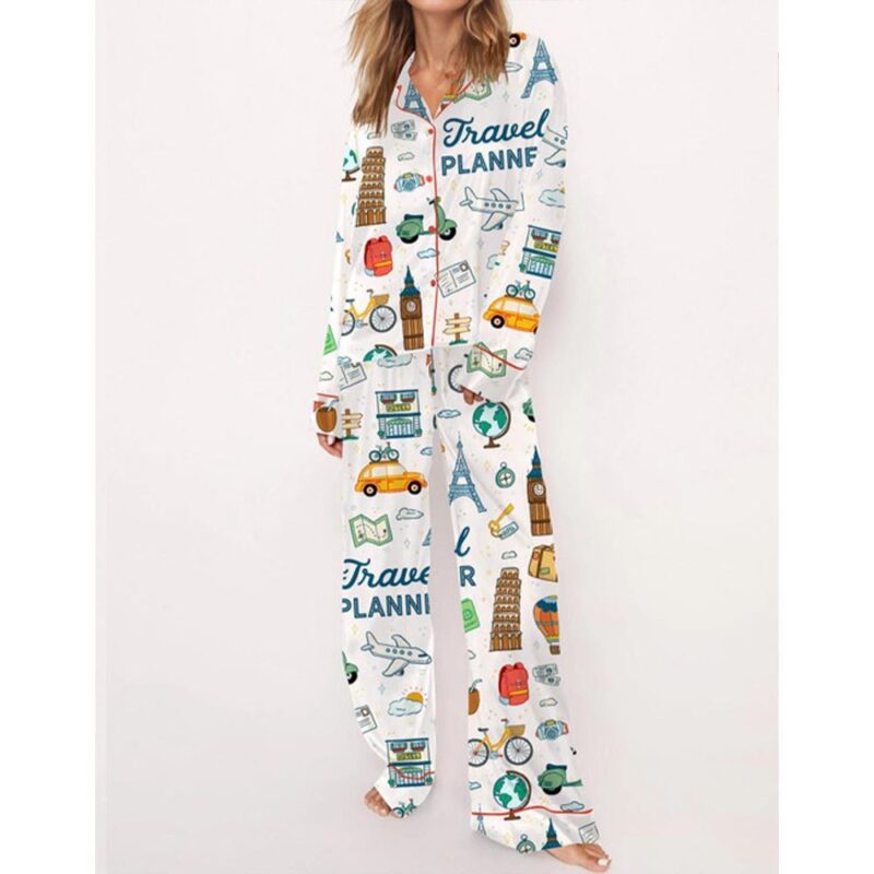 Travel Planner Pajama Set - Image 3