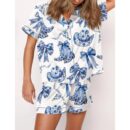 Trendy Western Coastal Cowgirl Pajama Set For Women