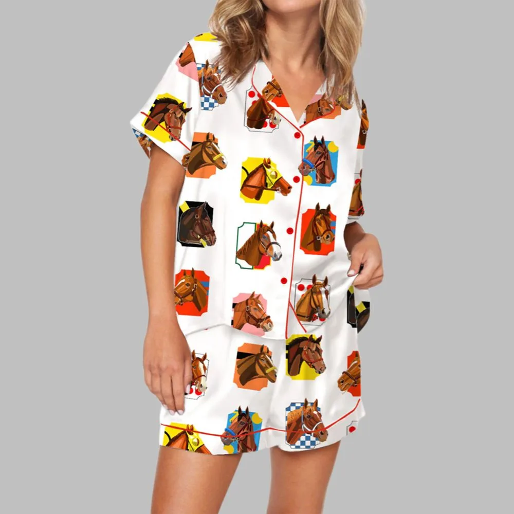 Triple Crown Champions Horses Pajama Set