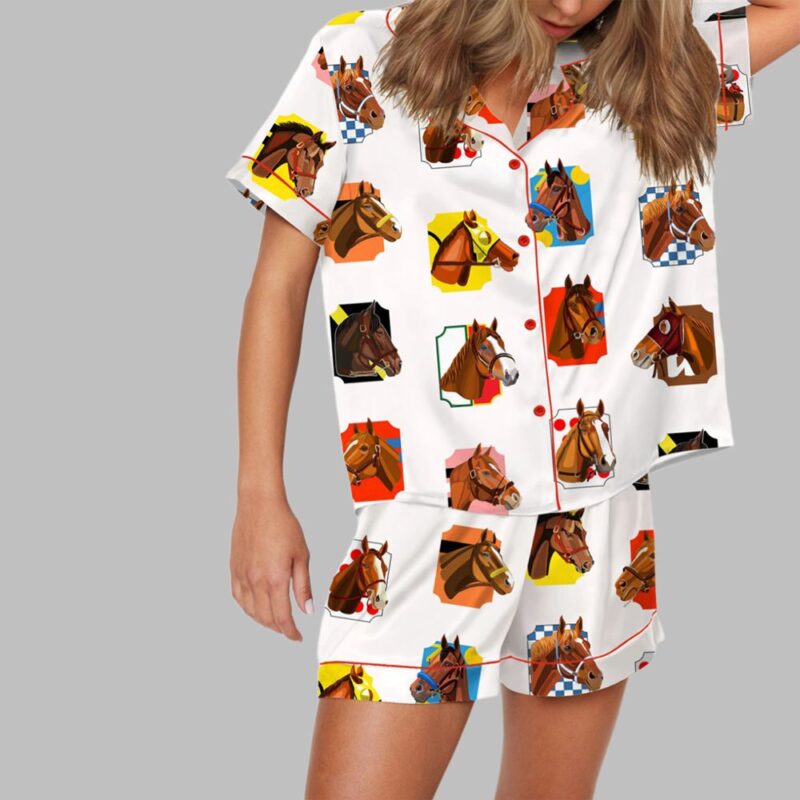Triple Crown Champions Horses Pajama Set - Image 2