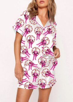 Trump Christmas Santa Art Pajama Set