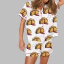 Trump TACO He Always Chickens Out Political Humor Pajama Set