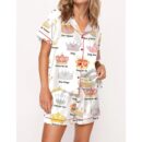 Tudor History Crowns Satin Pajama Set For Women