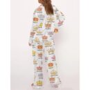 Tudor History Crowns Satin Pajama Set For Women