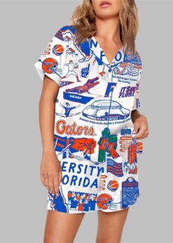 University Of Gators Basketball Champions 2025 Pajama Set