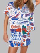 University Of Gators Basketball Champions 2025 Pajama Set