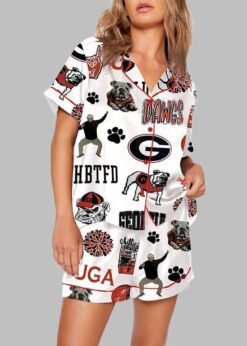 University Of Georgia Football Pajama Set