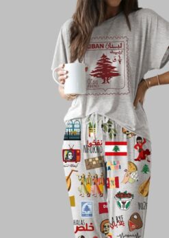 Very Lebanese Casual Pajama Set For Women