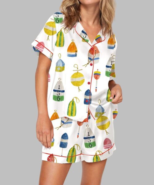Vintage Buoys Pajama Set For Women
