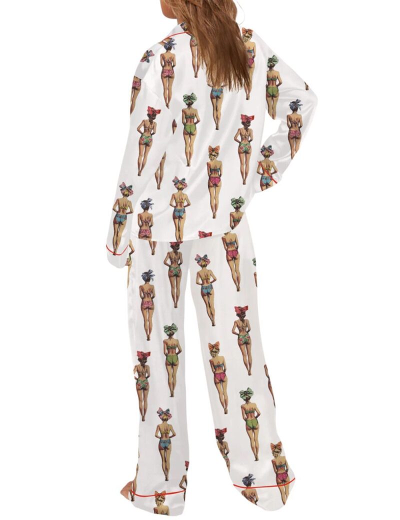 Vintage Coquette Swimsuit Ladies Pajama Set - Image 3
