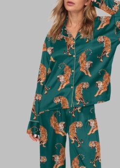 Vintage Tiger Pajama Set For Women