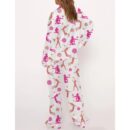 Volleyball Girl Satin Pajama Set For Women