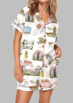 Watercolor Charleston Pajama Set