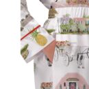 Watercolor Charleston Wedding Satin Pajama Set For Women