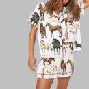 Watercolor Horse Ranch Western Pajama Set