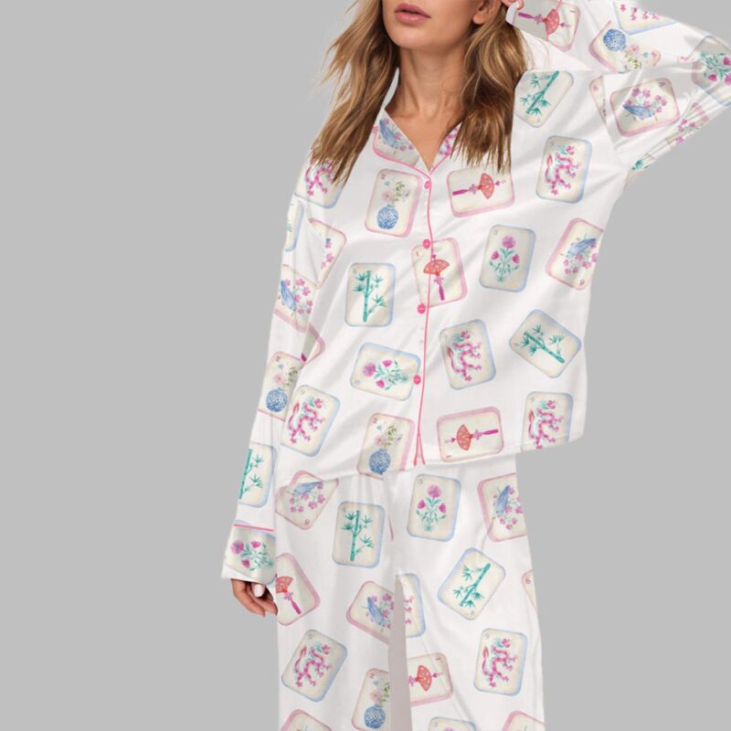 Watercolor Mahjong Pajama Set - Image 2
