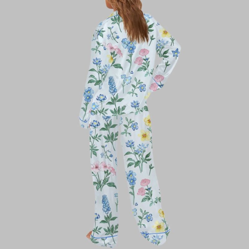 Watercolour Flowers Pajama Set - Image 3