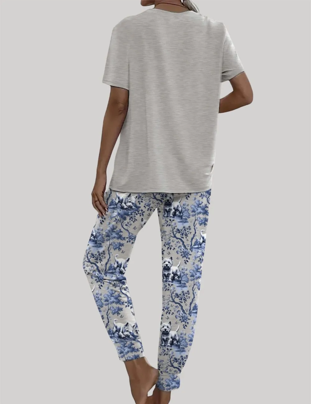 West Highland White Terrier Casual Pajama Set - Image 2