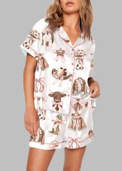 Western Cowgirl Coquette Pajama Set