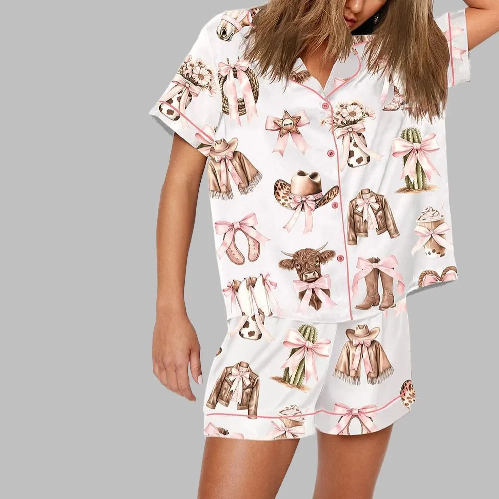 Western Cowgirl Coquette Pajama Set - Image 2