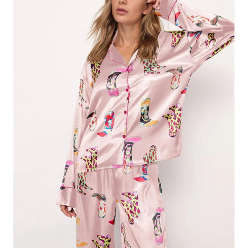 Western Cowgirl Style Pajama Set - Image 2