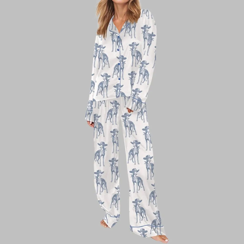 Whippet Vintage Pajama Set For Women - Image 2