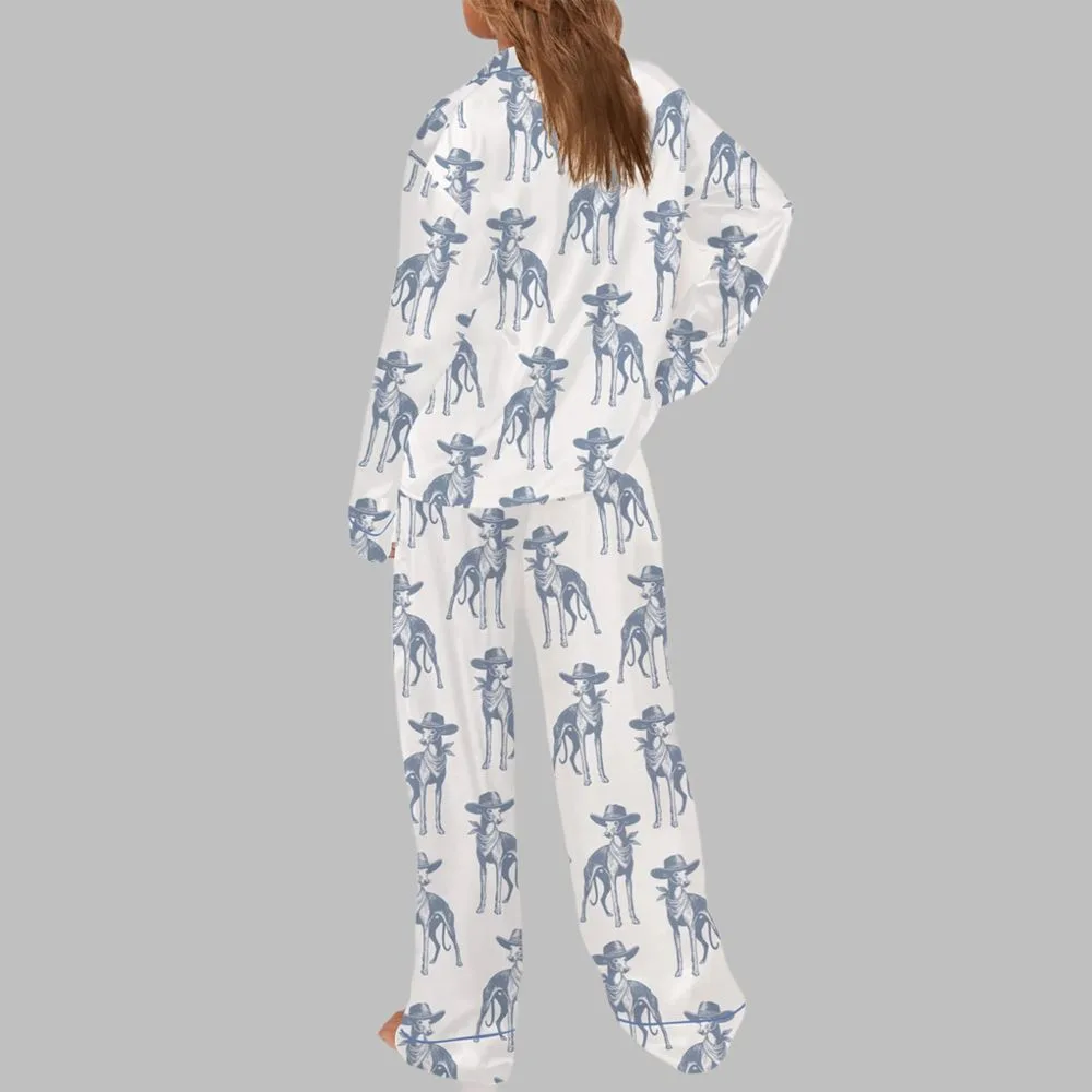 Whippet Vintage Pajama Set For Women - Image 3