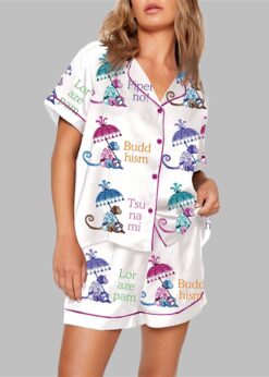 White Lotus Pajama Set