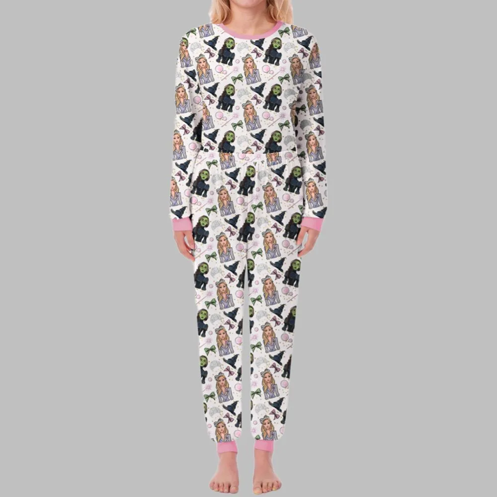 Wicked Contrast Pajama Set For Women - Image 2