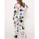 Wicked Elphaba And Glinda Satin Pajama Set For Women