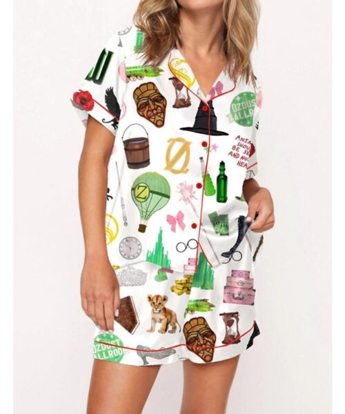 Wicked Movie Satin Pajama Set For Women