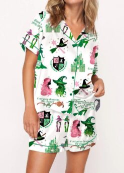 Wicked Musical Movie Satin Pajama Set For Women