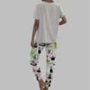 Wicked Print Casual Pajama Set For Women
