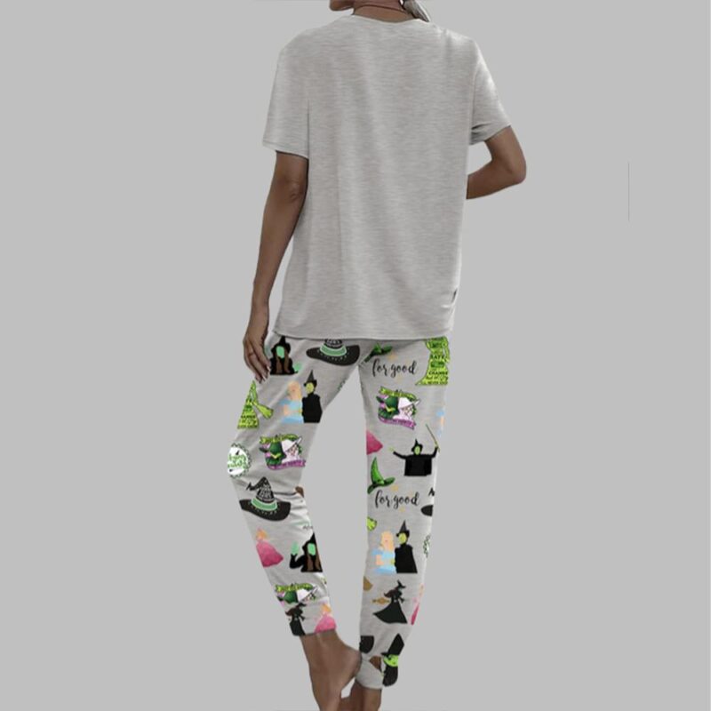 Wicked Print Casual Pajama Set For Women - Image 2