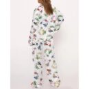 Wine Bottle Golf Cart Satin Pajama Set For Women