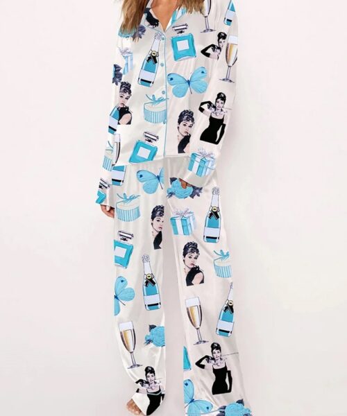 Women's Breakfast At Tiffany's Pajama Set