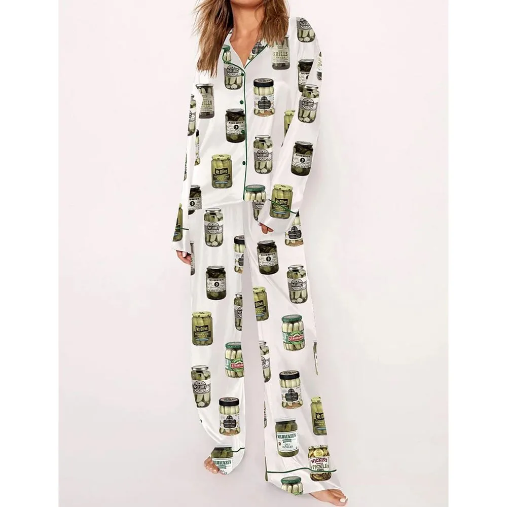 Women's Canned Pickles Pajama Set - Image 2