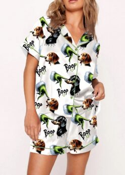 Women's Christmas Boop Dog Pajama Set