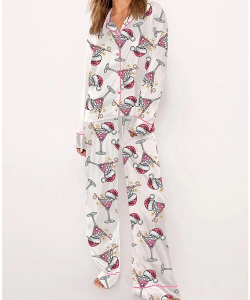 Women's Christmas Drinking Pajama Set