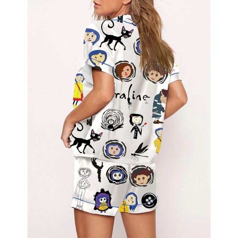 Women's Coraline Print Pajama Set - Image 2