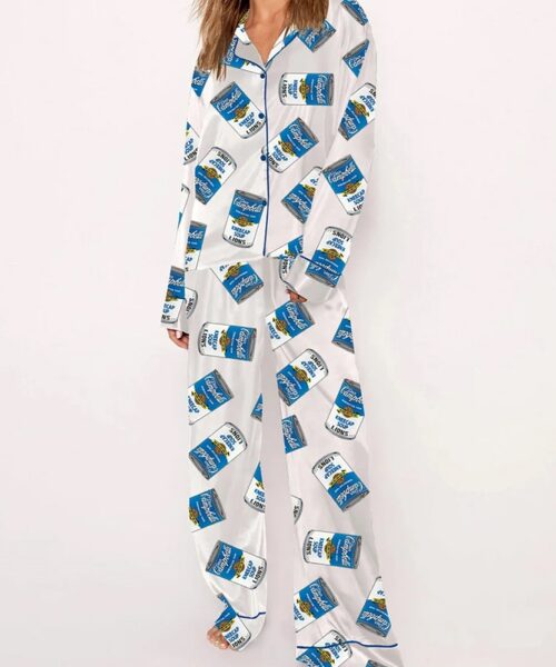 Women's Dan Campbell's Kneecap Soup Detroit Football Pajama Set