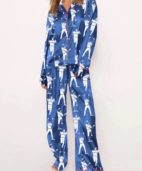 Women's Dodgers Baseball Celebrations Of Los Angeles Pajama Set