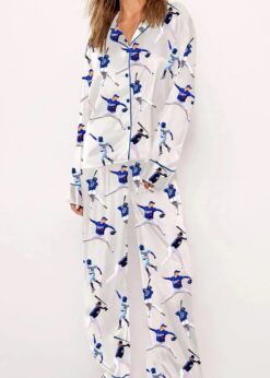 Women's Dodgers Baseball Champion Pajama Set