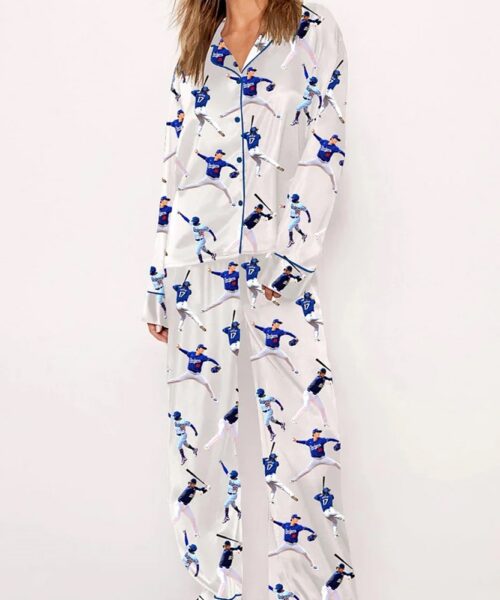 Women's Dodgers Baseball Champion Pajama Set