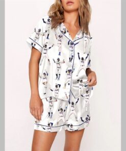 Women's Dodgers Baseball Pajama Set